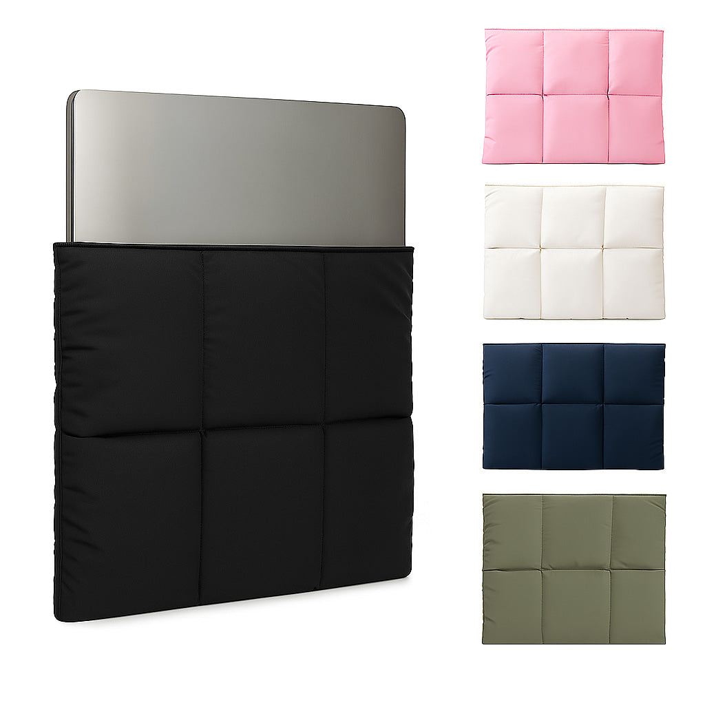 Housse d’ordinateur matelassée pour MacBook 13/14 pouces et PC portable